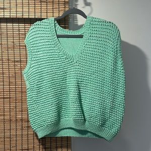 Mint Sweater Vest